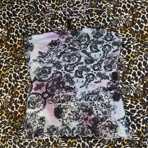 Le Château Glass Beaded Halter Tube Top